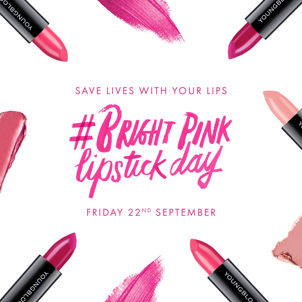 Bright Pink Lipstick Day 2017 Youngblood Mineral Cosmetics