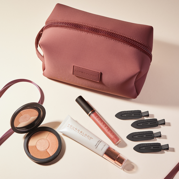 Glo-To Essentials Trio (Free Lip Gloss, Clips & Bag) - Youngblood Mineral Cosmetics