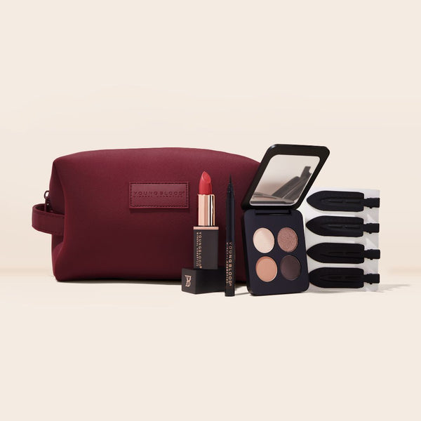 Holiday Party Kit (Free Lipstick, Bag & Clips) - Youngblood Mineral Cosmetics