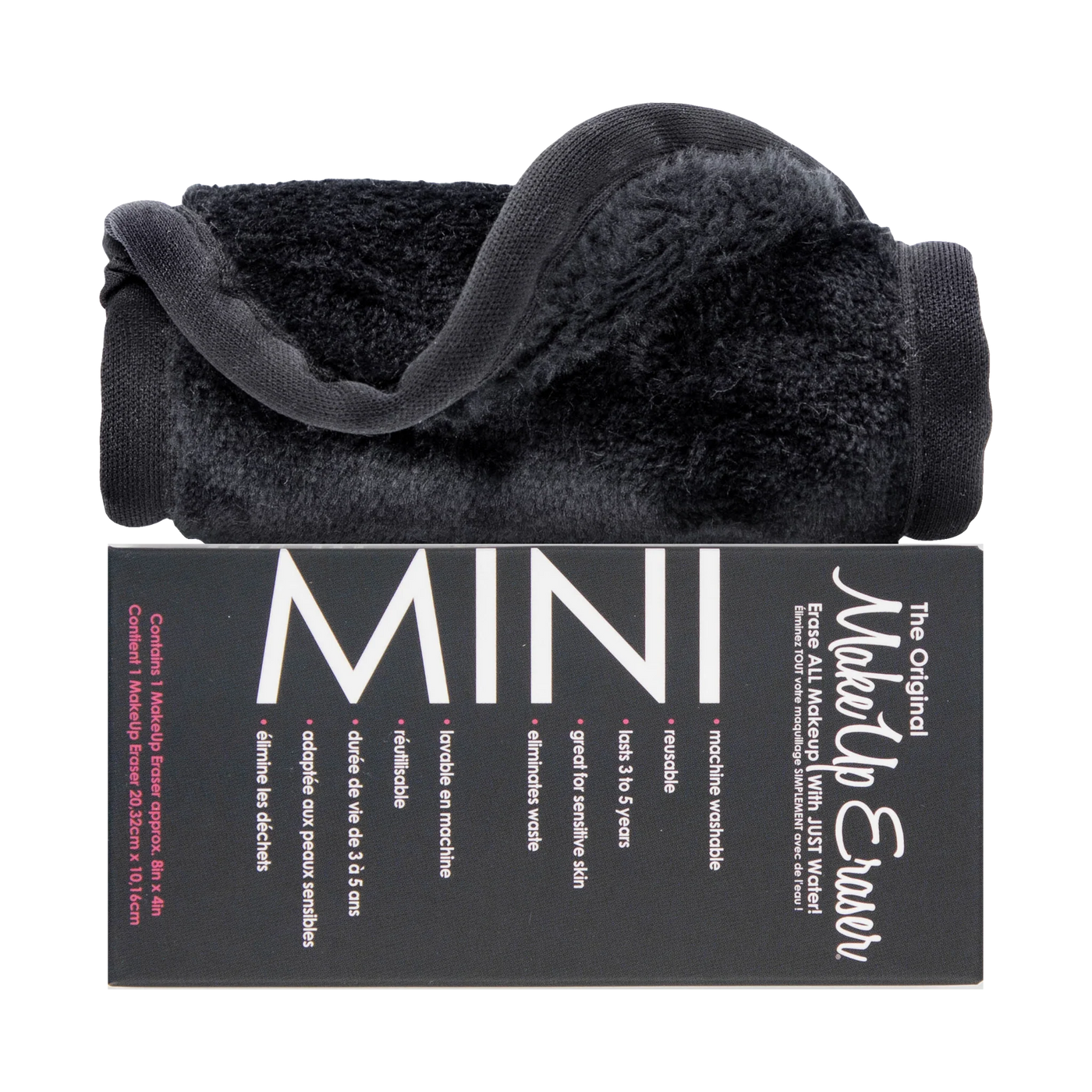 THE ORIGINAL MAKEUP ERASER (Mini Black) - Youngblood Mineral Cosmetics