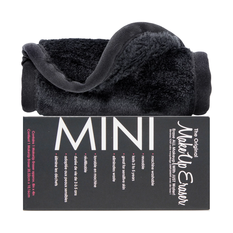 THE ORIGINAL MAKEUP ERASER (Mini Black) - Youngblood Mineral Cosmetics