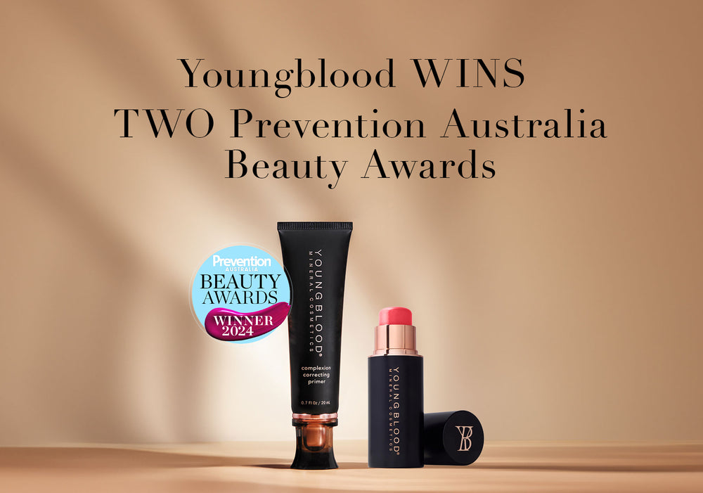 Youngblood WINS Prevention Australia Beauty Awards 2024