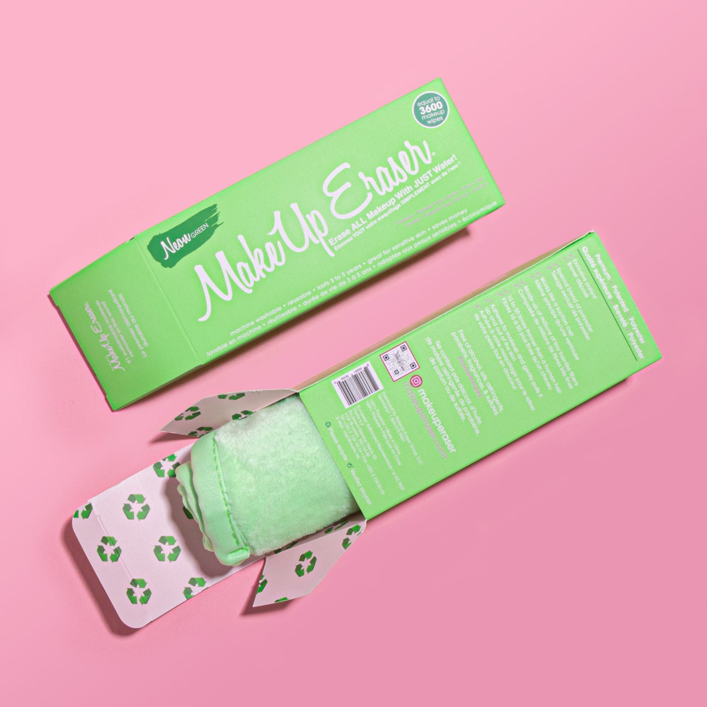 THE ORIGINAL MAKEUP ERASER (Neon Green) - Youngblood Mineral Cosmetics