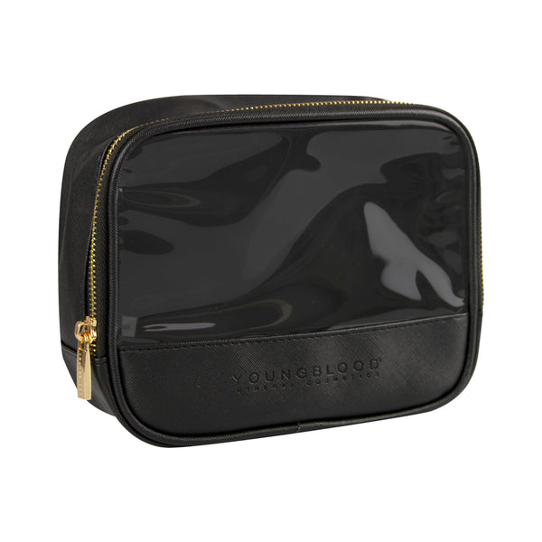 Black Cosmetic Bag - Youngblood Mineral Cosmetics